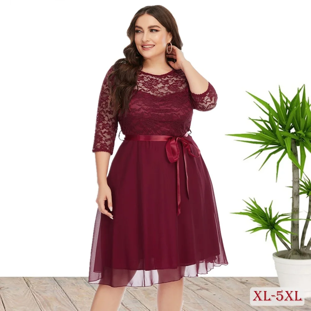Elegant White Wedding Dress for Women, Lady Lace Evening Dresses with Slash, Classy Female Prom Vestido, Plus Size, XL-5XL
Elegant White Wedding Dress for Women, Lady Lace Evening Dresses with Slash, Classy Female Prom Vestido, Plus Size, XL-5XL