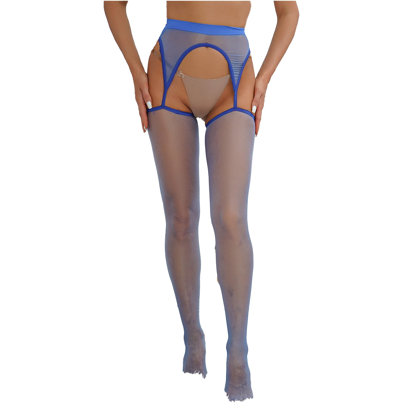 Women High Waist Cutout Open Crotch Pantyhose Sexy Female See-Through Hole Stockings Stage Performance Party Costume Accessories
Women High Waist Cutout Open Crotch Pantyhose Sexy Female See-Through Hole Stockings Stage Performance Party Costume Accessories