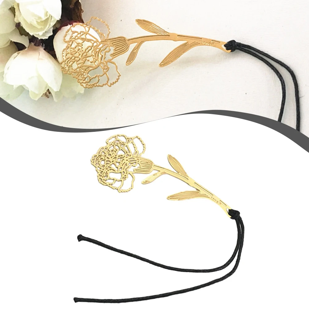 Golden Hollow Carnation Bookmark Decorations Metal Flower Bookmark Reading Markers Study Ornaments Creative Gift Desktop Decor
Golden Hollow Carnation Bookmark Decorations Metal Flower Bookmark Reading Markers Study Ornaments Creative Gift Desktop Decor