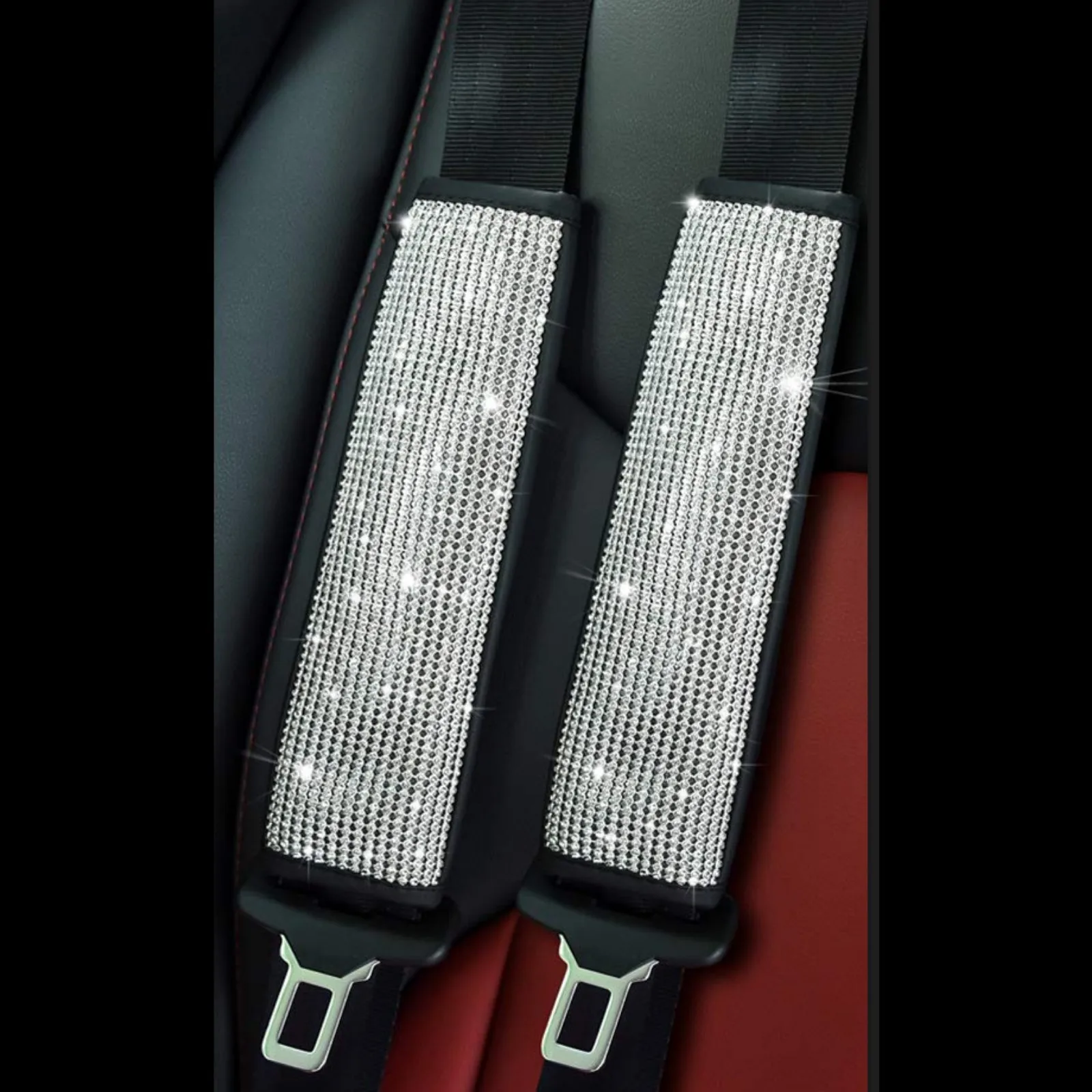 2PCS Shiny Seat Belt Protector Car Seat Shoulder Straps Flashing Rhinestone Interior Modification Fashion Ornaments
2PCS Shiny Seat Belt Protector Car Seat Shoulder Straps Flashing Rhinestone Interior Modification Fashion Ornaments