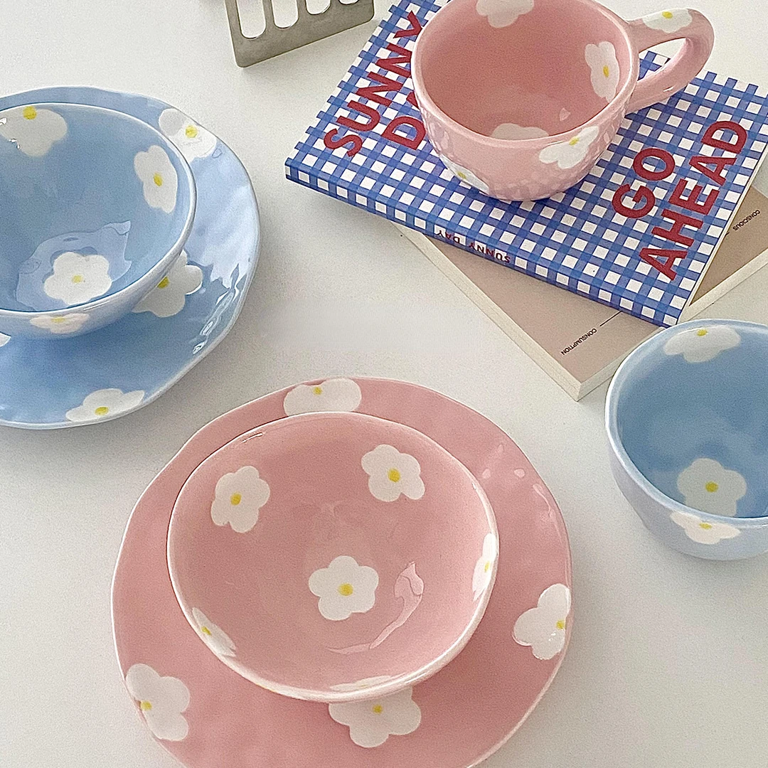 Hand Held Ceramic Tableware Set for Dinner Plates Ceramic Dinner Plate Ceramic Mug Pink Breakfast Plate Rice Bowl
Hand Held Ceramic Tableware Set for Dinner Plates Ceramic Dinner Plate Ceramic Mug Pink Breakfast Plate Rice Bowl