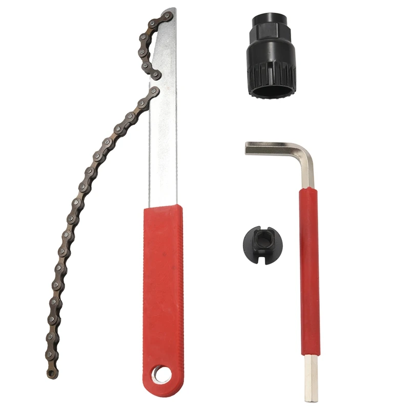 Extended Bicycle Box Disassembly Tool Chain Whip And Auxiliary Wrench Bicycle Sprocket Disassembly Tool Sprocket Remover
Extended Bicycle Box Disassembly Tool Chain Whip And Auxiliary Wrench Bicycle Sprocket Disassembly Tool Sprocket Remover