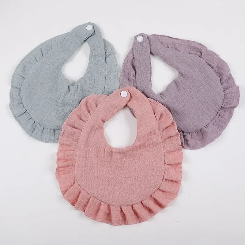 INS American Baby Ruffled Gauze Saliva Towel Seersucker All Cotton Baby Bib Double Crepe Bib Sweet and Cute
INS American Baby Ruffled Gauze Saliva Towel Seersucker All Cotton Baby Bib Double Crepe Bib Sweet and Cute