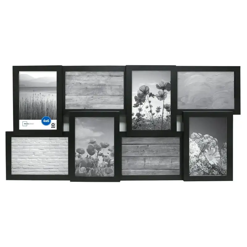 8-Opening Linear Gallery Collage Picture Frame, Black Photocard holder Wall decororation Photo card holder Classeur photocards k
8-Opening Linear Gallery Collage Picture Frame, Black Photocard holder Wall decororation Photo card holder Classeur photocards k