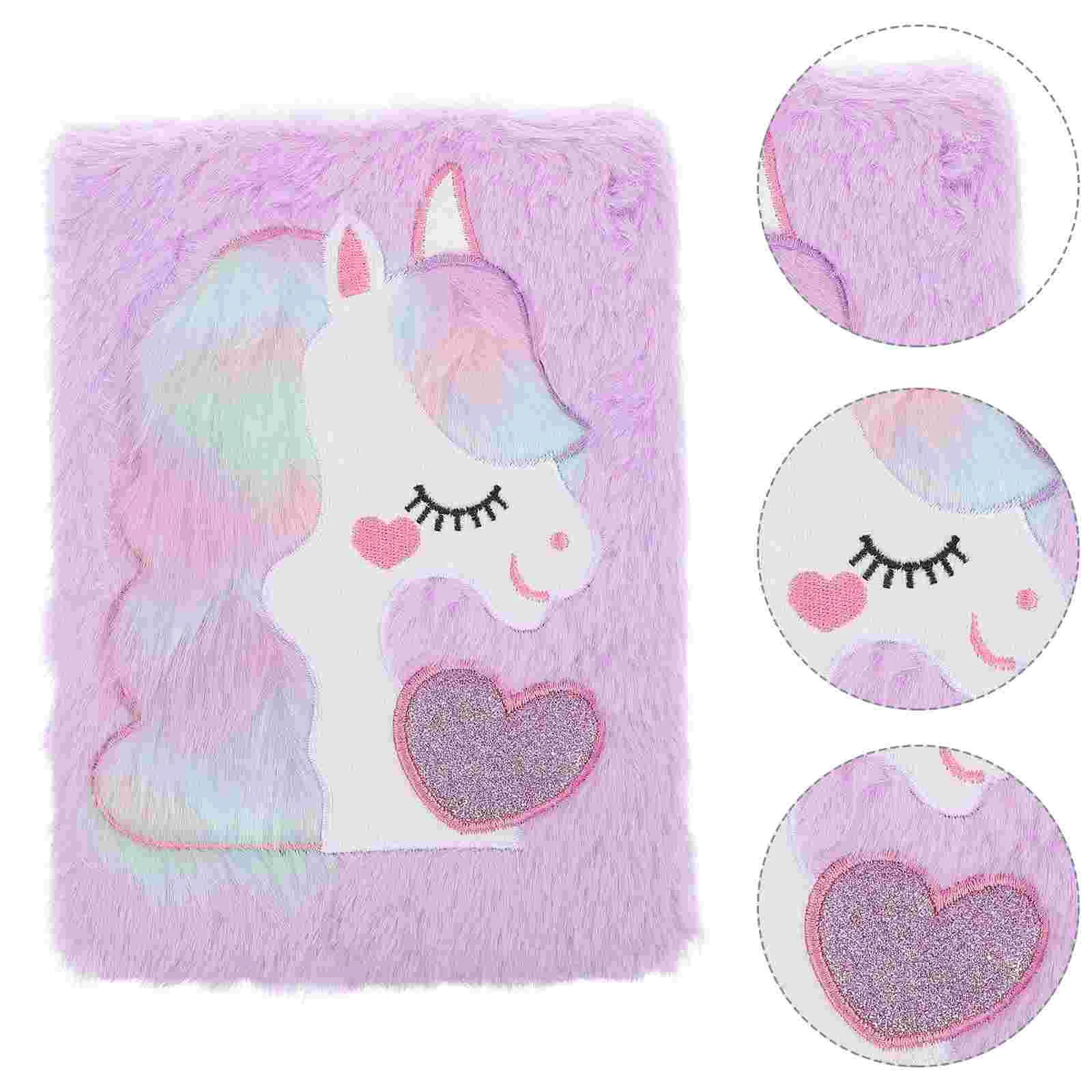 Plush Notebook Diary Unicorn Pattern Little Notebooks Pads Fluffy Cover Cartoon Hairy Notepad
Plush Notebook Diary Unicorn Pattern Little Notebooks Pads Fluffy Cover Cartoon Hairy Notepad