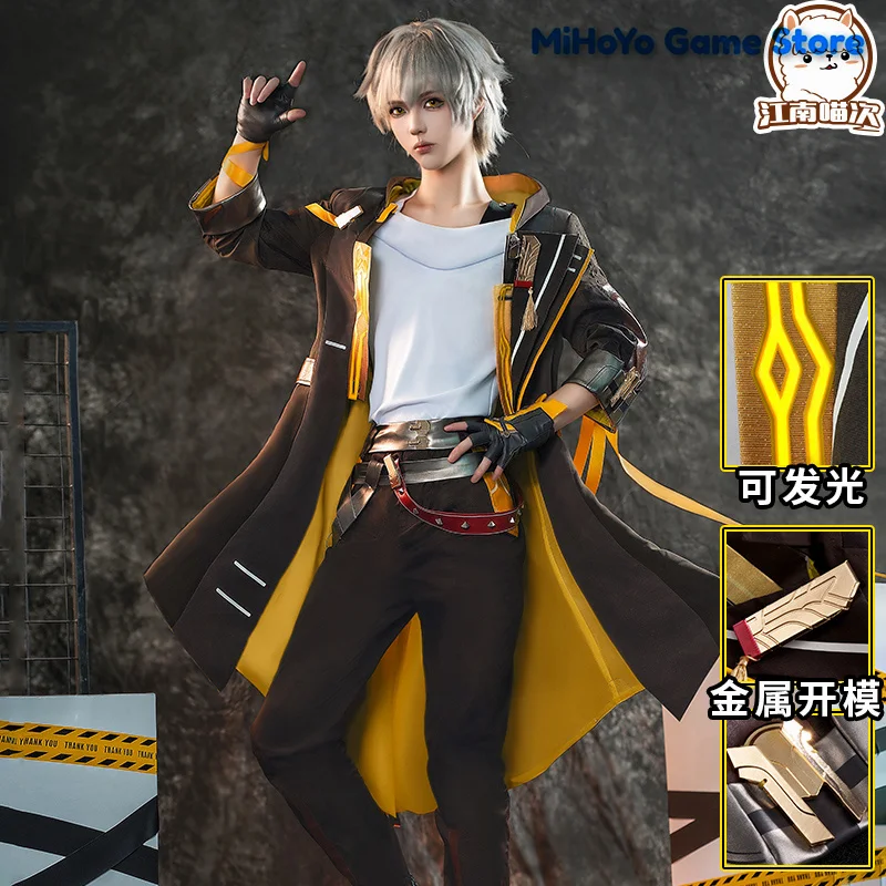 

Caelus Honkai: Star Rail Jiangnan Meow Ci Cosplay Game Costume Comic Con Party Astral Express Caelus Pioneer Cosplay Clothe Gift