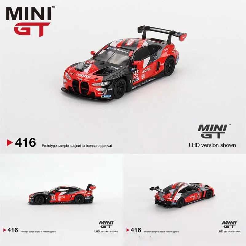 Модель автомобиля TSM MINI GT #416 1:64 M4 GT3 #25 Team RLL 2022 IMSA Daytona, литье под давлением, 24 часа 
Модель автомобиля TSM MINI GT #416 1:64 M4 GT3 #25 Team RLL 2022 IMSA Daytona, литье под давлением, 24 часа