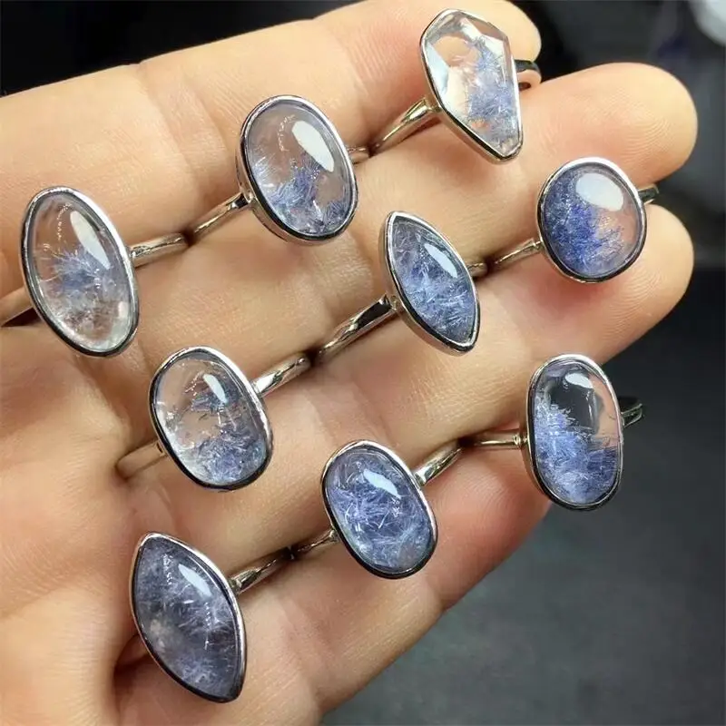 S925 натуральные кольца Dumortierite для женщин, модные ювелирные изделия с кристаллами, кольцо рейки, лечебный флюорит, ювелирные изделия, 1 шт.
S925 натуральные кольца Dumortierite для женщин, модные ювелирные изделия с кристаллами, кольцо рейки, лечебный флюорит, ювелирные изделия, 1 шт.