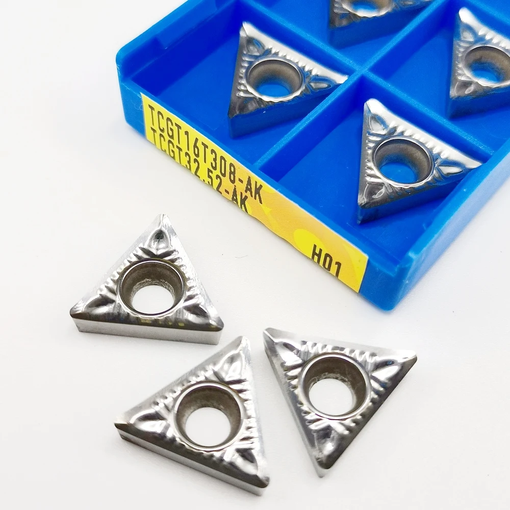 Processing Metal Milling Cutter CNC TCGT16T308 -AK H01 Original External Turning Tool TCGT 16T308 Carbide Insert
Processing Metal Milling Cutter CNC TCGT16T308 -AK H01 Original External Turning Tool TCGT 16T308 Carbide Insert