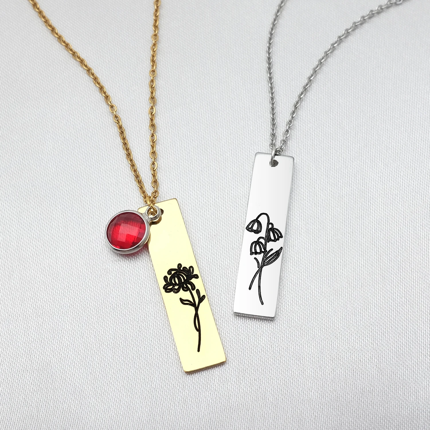 Personalized Birth Flower Necklace Flower Jewelry Birth Month Flower Necklace With Birth Stone Birth Mother's Day Birthday Gifts
Personalized Birth Flower Necklace Flower Jewelry Birth Month Flower Necklace With Birth Stone Birth Mother's Day Birthday Gifts