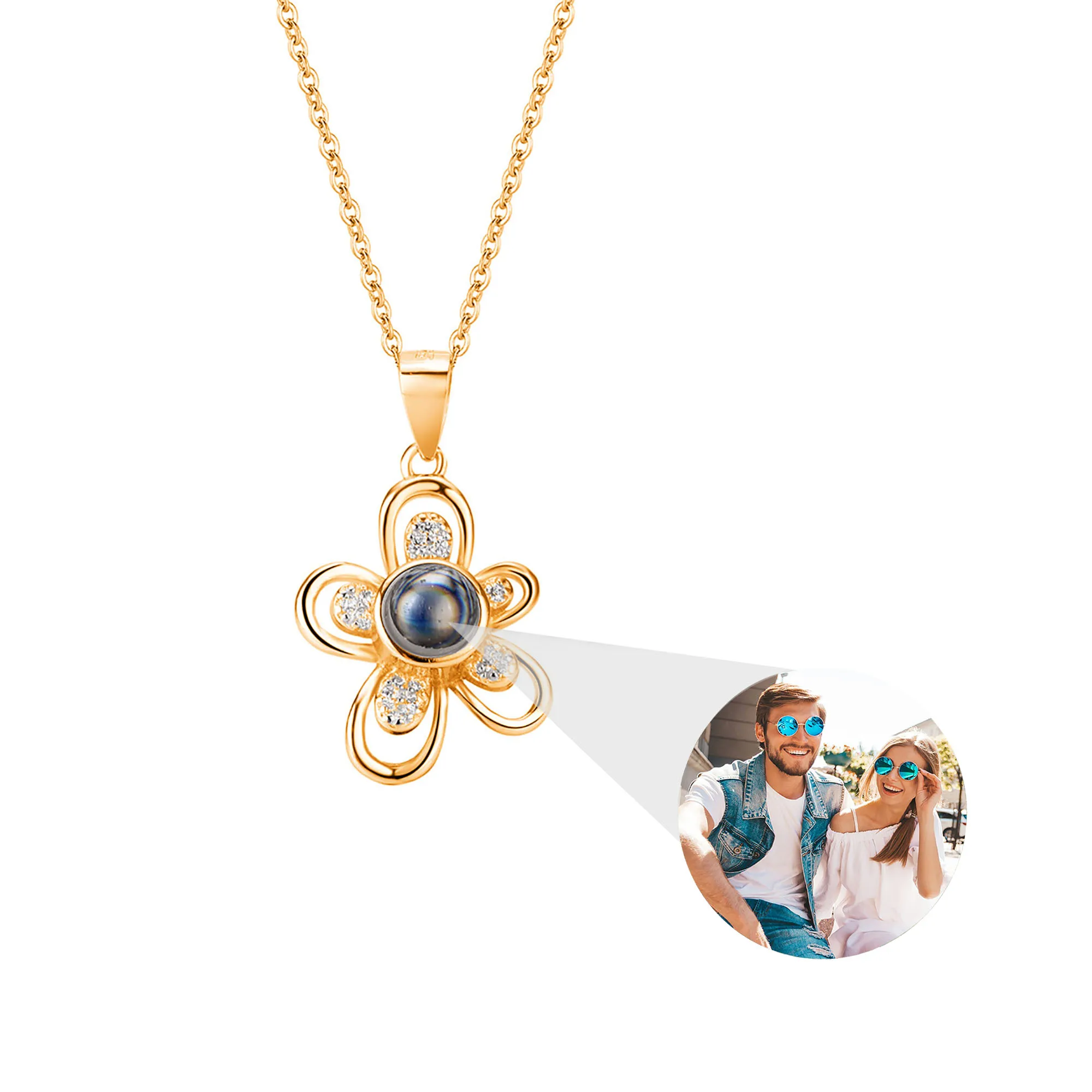 Flowers that can be customized for photos Projection Necklace Pendant Jewelry For Lover Girlfriend 2022 Trendy Couple Romantic
Flowers that can be customized for photos Projection Necklace Pendant Jewelry For Lover Girlfriend 2022 Trendy Couple Romantic