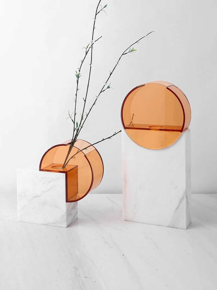 Modern Minimalist Marble Vase High-End Acrylic Flower Living Room Entrance Decorations
Modern Minimalist Marble Vase High-End Acrylic Flower Living Room Entrance Decorations