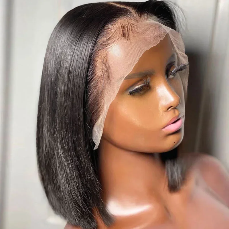 Short Bob Wigs Straight Frontal Wig Human Hair Glueless Hd Lace Frontal Wig 13X4 Lace Front Human Hair Wig 4X4 Closure Wigs
Short Bob Wigs Straight Frontal Wig Human Hair Glueless Hd Lace Frontal Wig 13X4 Lace Front Human Hair Wig 4X4 Closure Wigs