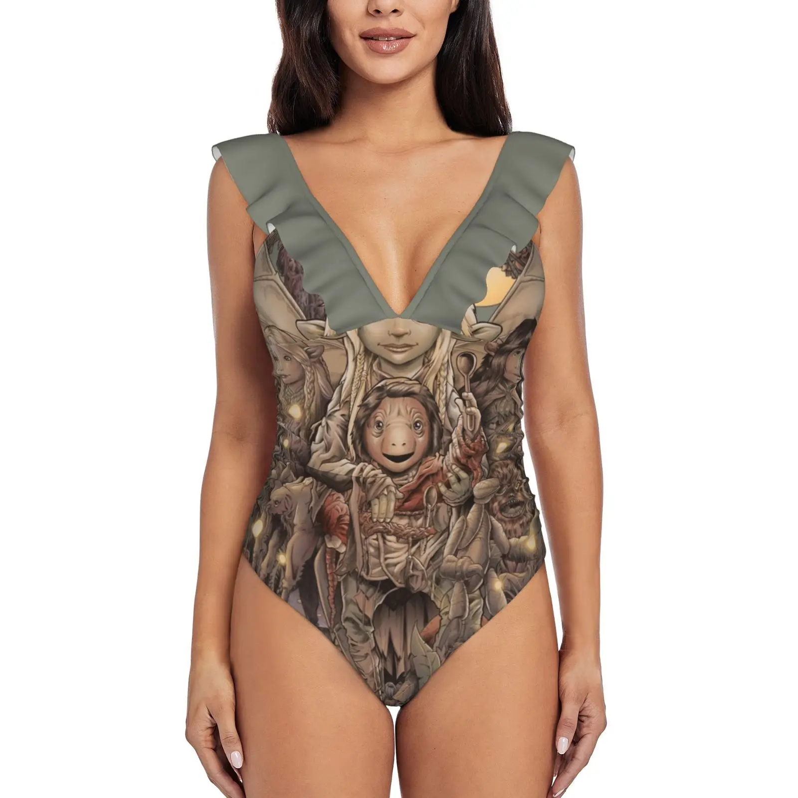 Женский сплошной купальник с оборками Return To Thra, купальный костюм-монокини, пляжная одежда, Эра сопротивления
Женский сплошной купальник с оборками Return To Thra, купальный костюм-монокини, пляжная одежда, Эра сопротивления