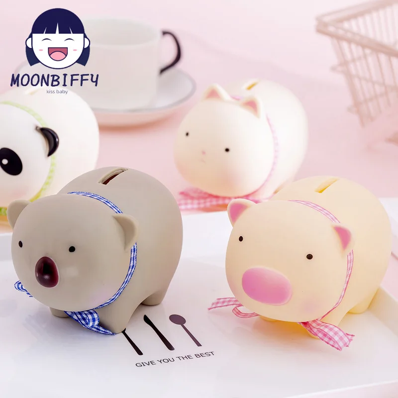 

Panda Cute Kids Piggy Animals Bank Box Toys Treasure Money Coin Saving Money Table Decor Xmas Children Gift Play House Toys