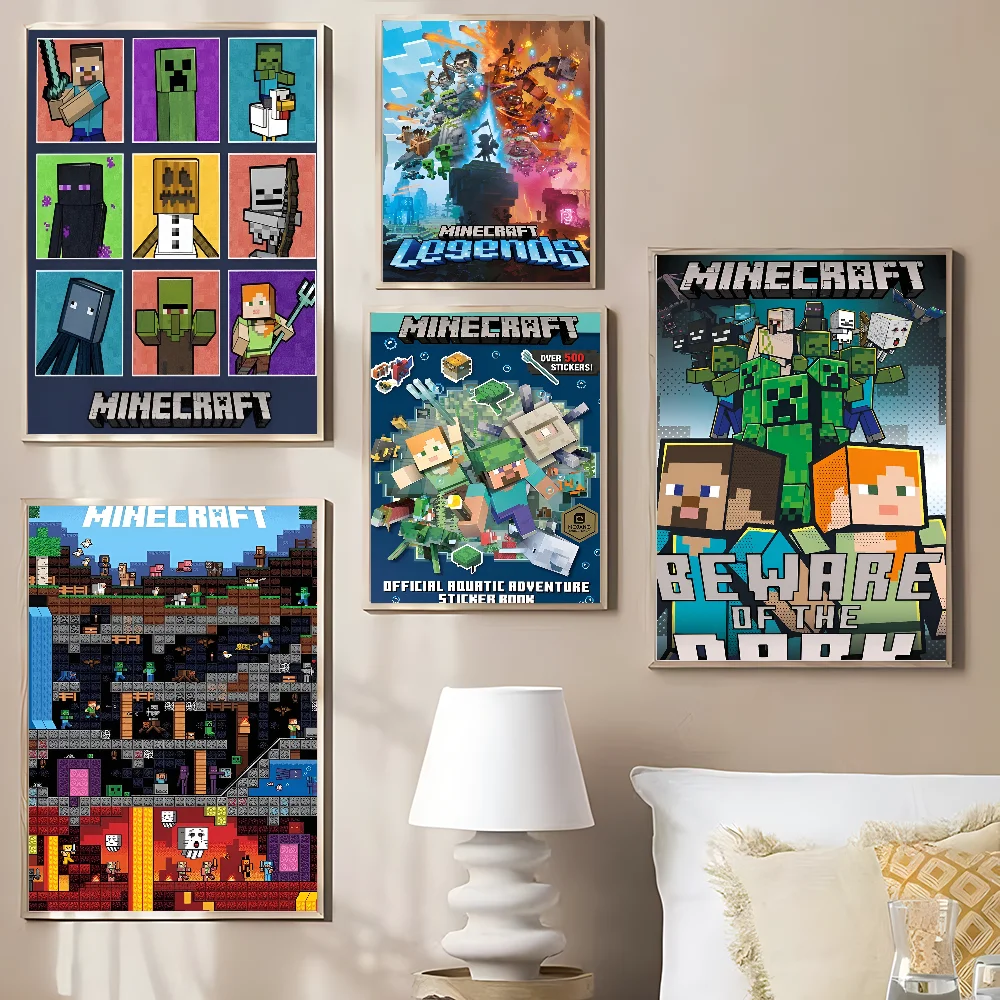 M-Minecraft DIY Sticky Poster Waterproof Paper Sticker Coffee House Bar Home Decor
M-Minecraft DIY Sticky Poster Waterproof Paper Sticker Coffee House Bar Home Decor