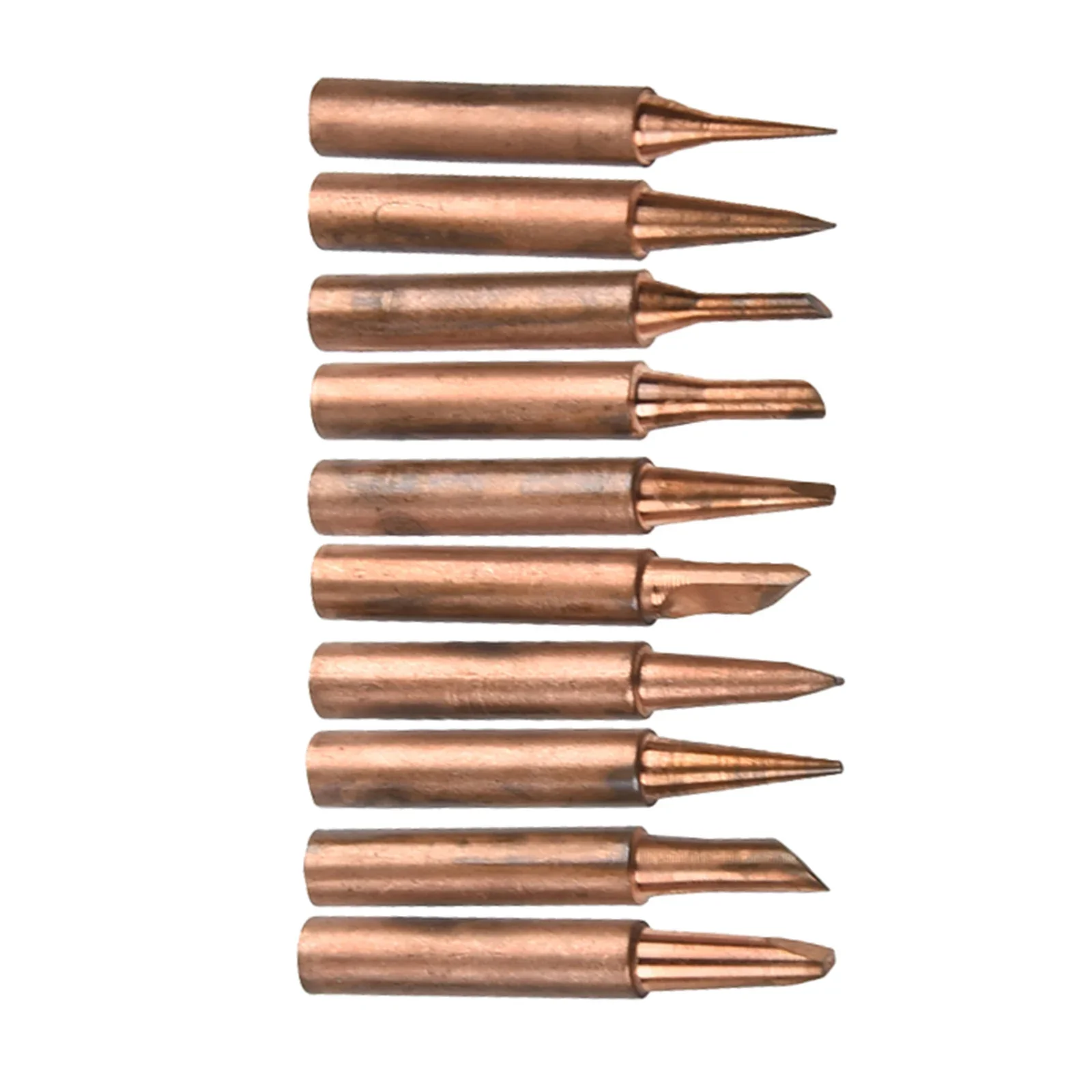 Accessories Soldering Tip Useful 200°~480° Diamagnetic Head Iron Pure Series Solder Tool 10pc/Set Copper Soldering
Accessories Soldering Tip Useful 200°~480° Diamagnetic Head Iron Pure Series Solder Tool 10pc/Set Copper Soldering