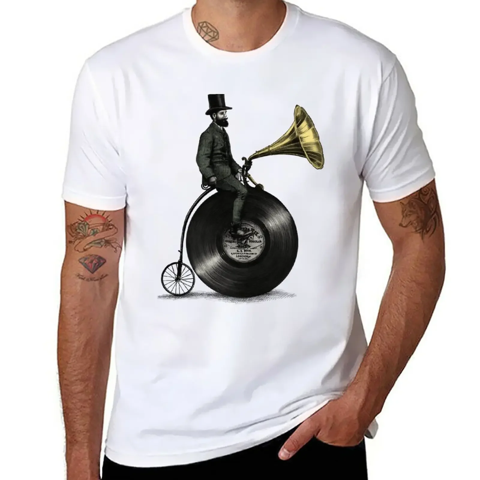 

Music Man (green colour option) T-Shirt blacks boys animal print plain mens graphic t-shirts big and tall