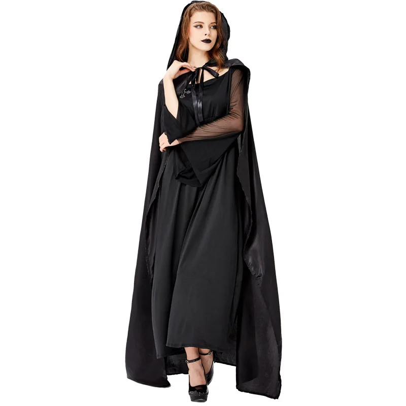 

Halloween Death Hell Goddess Devil Vampire Witch Costume Carnival Party Women Cosplay Uniform