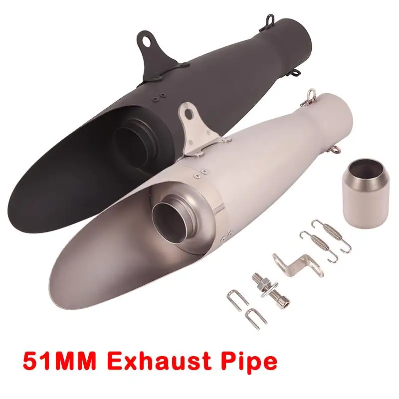 50.8MM Motorcycle Exhaust Pipe Muffler Universal Dirt Bike ATV Escape Silencer Stainless Steel Without DB Killer
50.8MM Motorcycle Exhaust Pipe Muffler Universal Dirt Bike ATV Escape Silencer Stainless Steel Without DB Killer