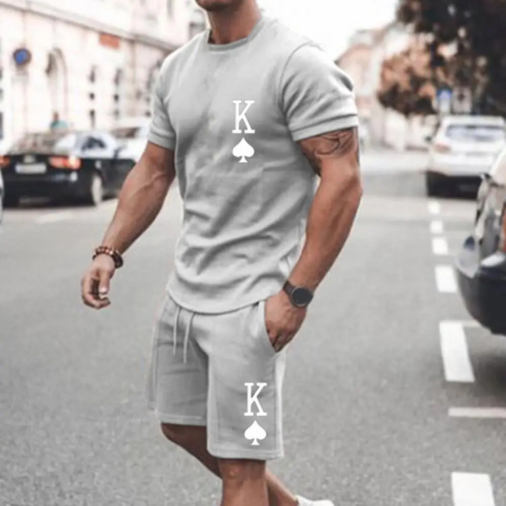 2Pcs/Set Trendy Fitness Suit Quick Drying Knee Length Skin-touch Outdoor Leisure Sports T-Shirt Shorts Set
2Pcs/Set Trendy Fitness Suit Quick Drying Knee Length Skin-touch Outdoor Leisure Sports T-Shirt Shorts Set