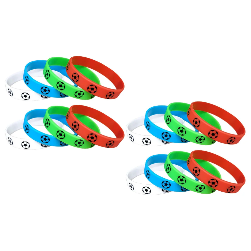16 Pcs Italian Charm Bracelet Football Silicone Wristband Decorative Fans Accessory Chic Wear-resistant Sports Supply Man
16 Pcs Italian Charm Bracelet Football Silicone Wristband Decorative Fans Accessory Chic Wear-resistant Sports Supply Man