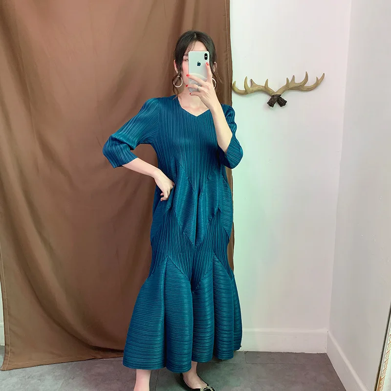 Платье Frilly женское с длинным рукавом и круглым вырезом, тонкое платье с завышенной талией, повседневное длинное платье 2023, новая летняя мода TV738
Платье Frilly женское с длинным рукавом и круглым вырезом, тонкое платье с завышенной талией, повседневное длинное платье 2023, новая летняя мода TV738
