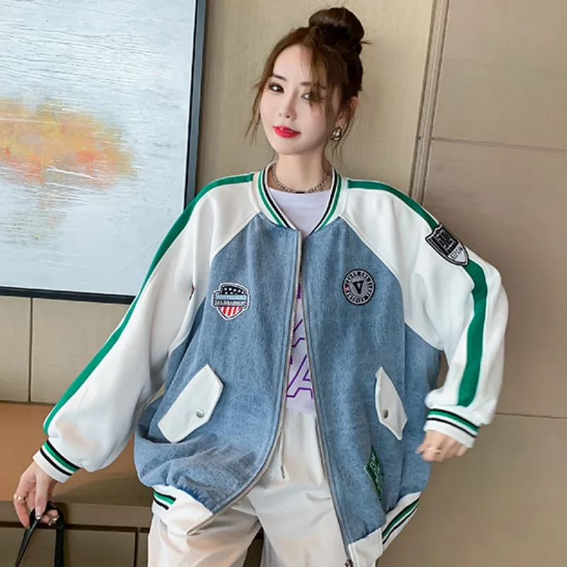 2023 Autumn New Coat For Women Korean Version Loose Versatile Splicing Pocket Fashion Stand-Up Collar Zipper Free Shipping
2023 Autumn New Coat For Women Korean Version Loose Versatile Splicing Pocket Fashion Stand-Up Collar Zipper Free Shipping