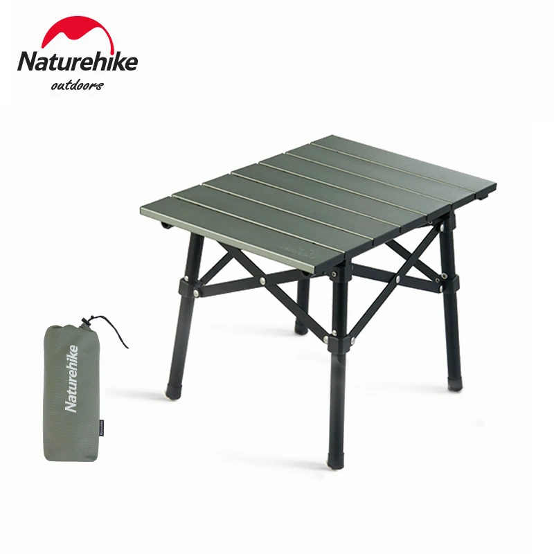 

Naturehike Camping Table Lightweight Portable Aluminum Alloy Folding Table Outdoor Picnic Barbecue Mini Table with Carry Bag