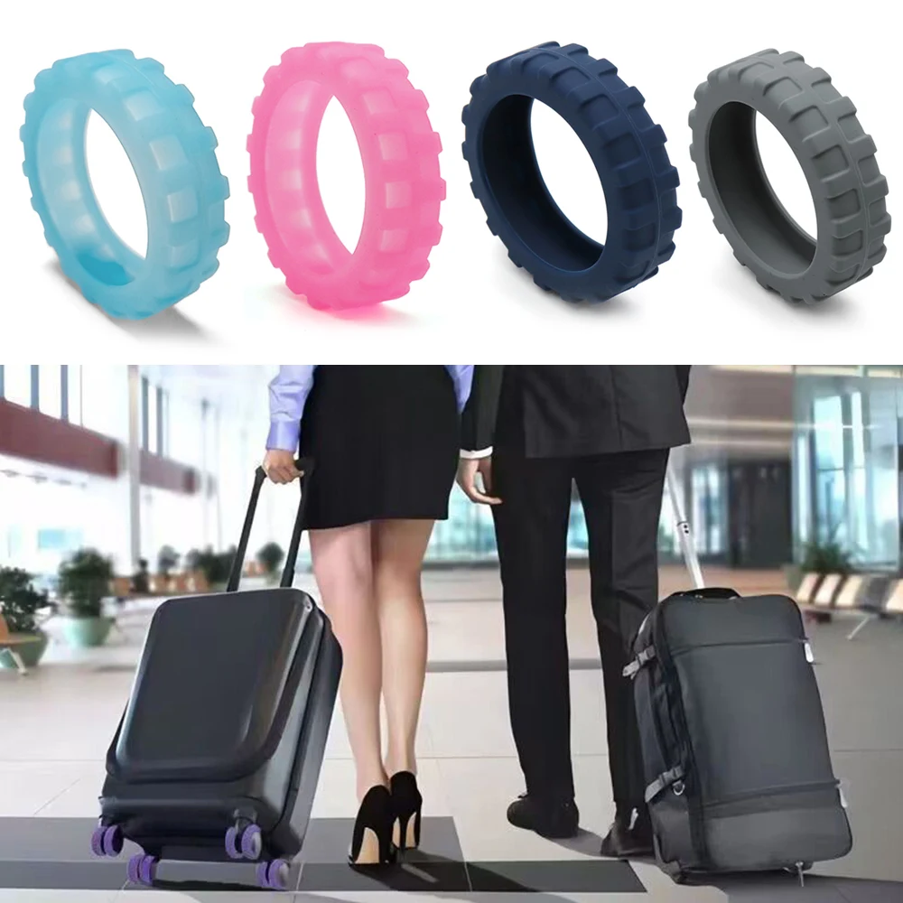 8pcs Silicone Suitcase Wheels Cover Protector Travel Luggage Caster Shoes Reduce Noise Trolley Box Casters Case Glow At Night
8pcs Silicone Suitcase Wheels Cover Protector Travel Luggage Caster Shoes Reduce Noise Trolley Box Casters Case Glow At Night