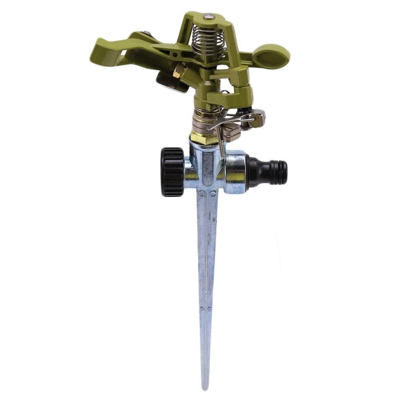 HOT SALE 360 Degree Rotary Irrigation Sprayer Sprinkler For Lawn Garden Yard Golf Grass Metal Impulse Spike Hose Water Sprinkler
HOT SALE 360 Degree Rotary Irrigation Sprayer Sprinkler For Lawn Garden Yard Golf Grass Metal Impulse Spike Hose Water Sprinkler