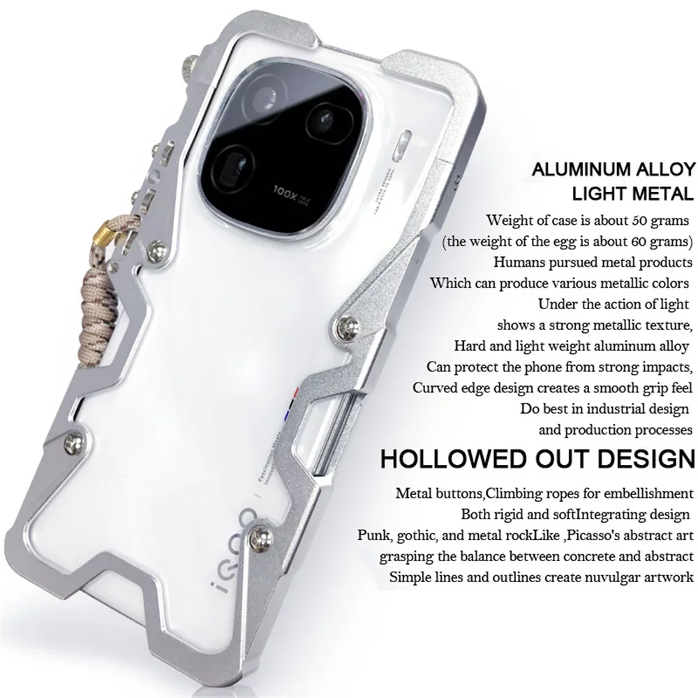 Новинка! Металлический бампер для Vivo IQOO 12 Pro, Противоударная алюминиевая рамка, чехол для Vivo IQOO 12 Pro
Новинка! Металлический бампер для Vivo IQOO 12 Pro, Противоударная алюминиевая рамка, чехол для Vivo IQOO 12 Pro