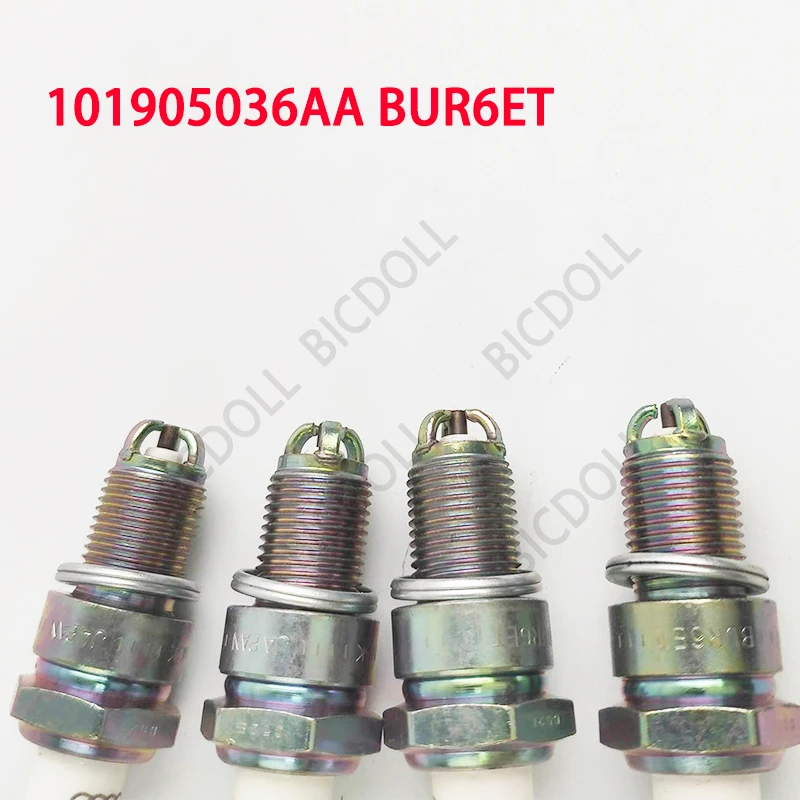 4/6 шт., Свеча зажигания 101905036AA BUR6ET 101000051AA F7LTCR для Volkswagen Beetle Golf Jetta Passat Audi A4 A6 BMW Suzuki Chevrolet
4/6 шт., Свеча зажигания 101905036AA BUR6ET 101000051AA F7LTCR для Volkswagen Beetle Golf Jetta Passat Audi A4 A6 BMW Suzuki Chevrolet