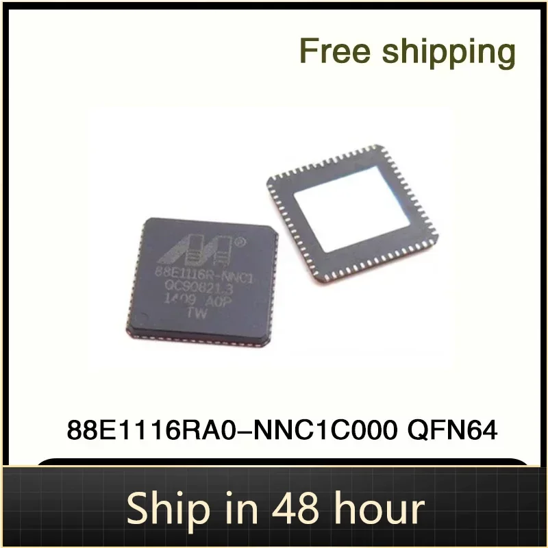 

100% New Original 88E1116RA0-NNC1C000 88E1116R-NNC1 88E1116RA0 QFN64 Transceiver chipset IC Chip In Stock
