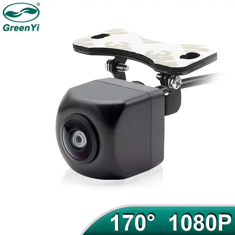 

GreenYi 170 ° AHD 1080P Автомобильная камера заднего вида, автомобильный объектив заднего вида «рыбий глаз», ночное видение, водонепроницаемый, универсальный