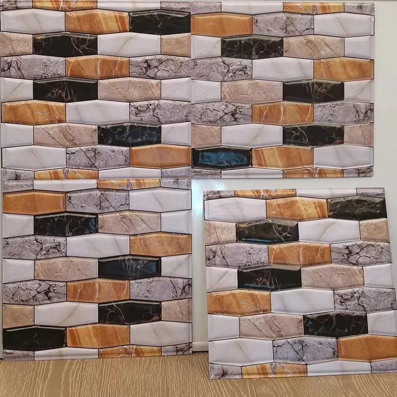 Tile PVC Self-adhesive Wall Sticker Waterproof Landscaping Decoration Bathroom Kitchen Living Room TV Background Wall 30*30CM
Tile PVC Self-adhesive Wall Sticker Waterproof Landscaping Decoration Bathroom Kitchen Living Room TV Background Wall 30*30CM