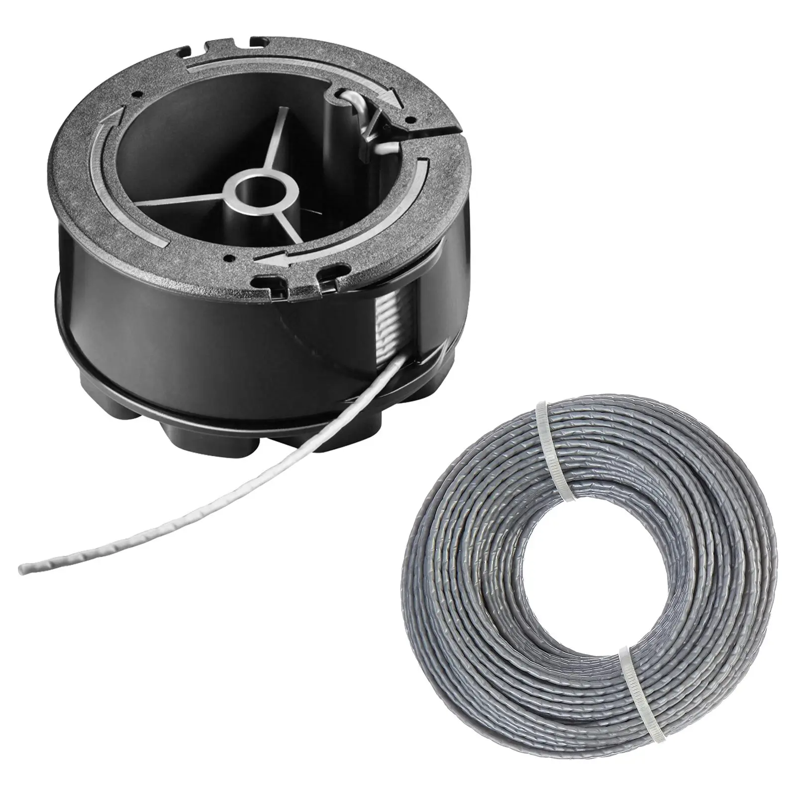 2 шт./компл. для триммера Bosch 24 м × 1,6 мм F016800462 + катушка с резьбой 6 м x 1,6 мм F016800570 для триммера для травы ART 23
2 шт./компл. для триммера Bosch 24 м × 1,6 мм F016800462 + катушка с резьбой 6 м x 1,6 мм F016800570 для триммера для травы ART 23