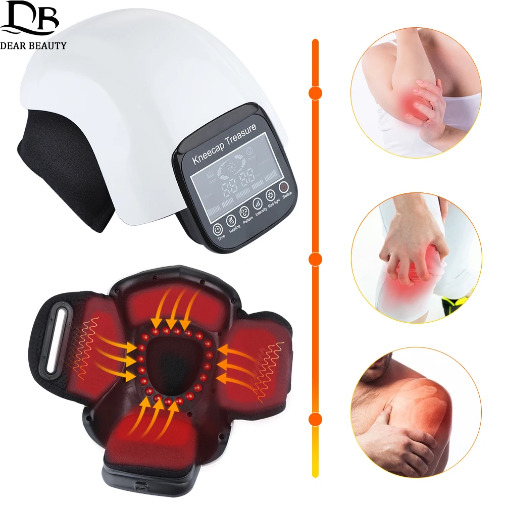 

Air Compression Electric Knee Massager Heated Vibration Infrared Red Light Physiotherapy Leg Joint Pain Relief Massage Pad Brace