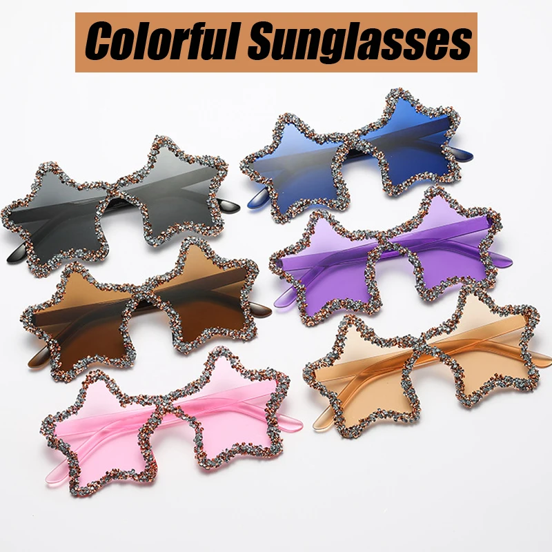 Ladies Star-shaped Sunglasses for Men Women Vintage Outdoor UV400 Shades Goggles for Sport Fashion Hip Hop Party Eyewear Goggles
Ladies Star-shaped Sunglasses for Men Women Vintage Outdoor UV400 Shades Goggles for Sport Fashion Hip Hop Party Eyewear Goggles