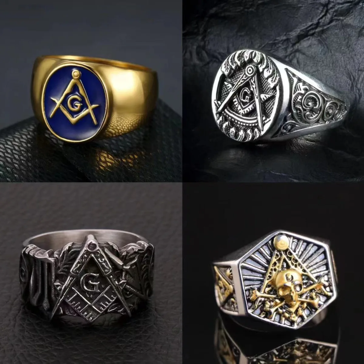 Vintage Freemasonry Rings for Men Stainless Steel Masonic Punk Jewelry Hiphop Mysticism Gift Charm Design Creative Accessories
Vintage Freemasonry Rings for Men Stainless Steel Masonic Punk Jewelry Hiphop Mysticism Gift Charm Design Creative Accessories