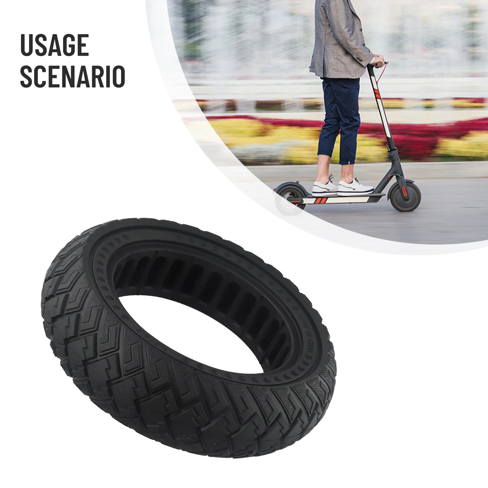 9.5 Inch 9.5x2.50 Off-Road Solid Tire For NIU KQI3 Wearproof Rubber Tyre Replacement Electric ScooterAccessories
9.5 Inch 9.5x2.50 Off-Road Solid Tire For NIU KQI3 Wearproof Rubber Tyre Replacement Electric ScooterAccessories