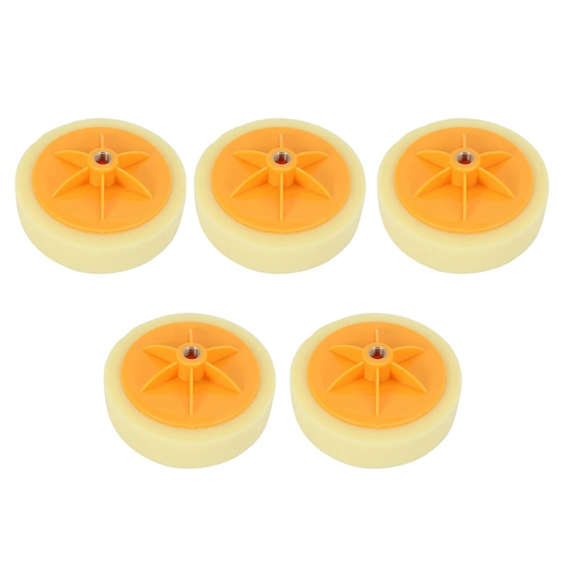 5Pcs 6 Inch/15Cm Car Polishing Waxing Pad Sponge M14 Wheel Polishing Waxing Pad Kit Tool For Car Polisher Yellow
5Pcs 6 Inch/15Cm Car Polishing Waxing Pad Sponge M14 Wheel Polishing Waxing Pad Kit Tool For Car Polisher Yellow