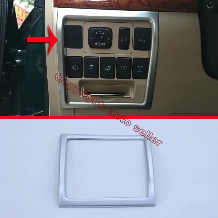 ABS Pearl Chrome Head Light Switch Control Trim Cover For Toyota Land Cruiser 2016 2017 2018 Car Accessories Stickers W4
ABS Pearl Chrome Head Light Switch Control Trim Cover For Toyota Land Cruiser 2016 2017 2018 Car Accessories Stickers W4