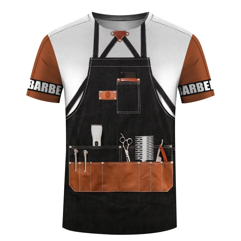 Футболка мужская оверсайз с коротким рукавом, персонализированная Дизайнерская одежда для парикмахера, 3D, в стиле Харадзюку, лето
Футболка мужская оверсайз с коротким рукавом, персонализированная Дизайнерская одежда для парикмахера, 3D, в стиле Харадзюку, лето