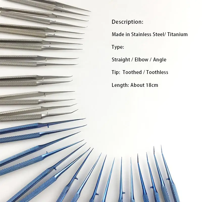 Titanium Round Handle Eyelid Tweezers Platform double eyelid tool fine tissue forceps Ophthalmic Instruments
Titanium Round Handle Eyelid Tweezers Platform double eyelid tool fine tissue forceps Ophthalmic Instruments