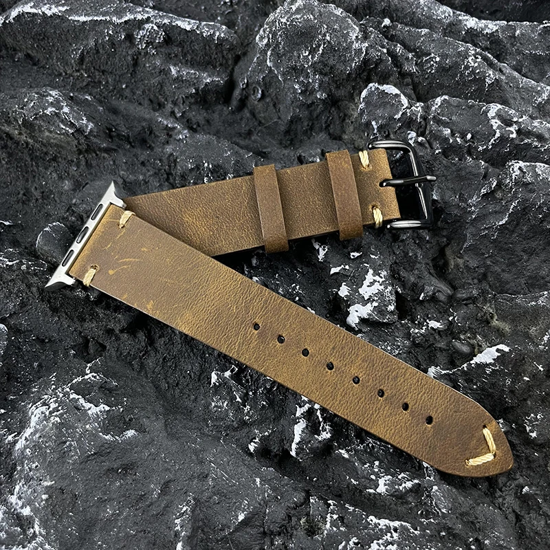 Leather Watch Strap For Apple Watch Strap Bands 44 45 49 42mm Vintage Watch Strap for Iwatch Ultra 9 8 7 6 Series Belt Bracelet
Leather Watch Strap For Apple Watch Strap Bands 44 45 49 42mm Vintage Watch Strap for Iwatch Ultra 9 8 7 6 Series Belt Bracelet