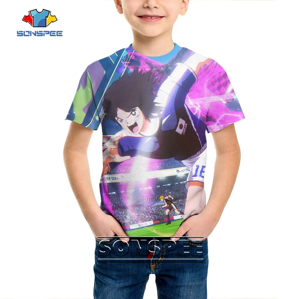 SONSPEE Kids Captain Tsubasa 3D Print Child T-shirt O-neck Cartoon Character Harajuku Graphic Street Kids Tops Hip Hop Shirts
SONSPEE Kids Captain Tsubasa 3D Print Child T-shirt O-neck Cartoon Character Harajuku Graphic Street Kids Tops Hip Hop Shirts
