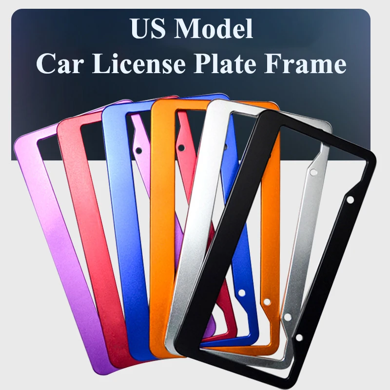 Universal Car License Plate Frame Holder Aluminum Alloy Number Plate Bracket Automotive Auto Exterior Accessories US Model
Universal Car License Plate Frame Holder Aluminum Alloy Number Plate Bracket Automotive Auto Exterior Accessories US Model