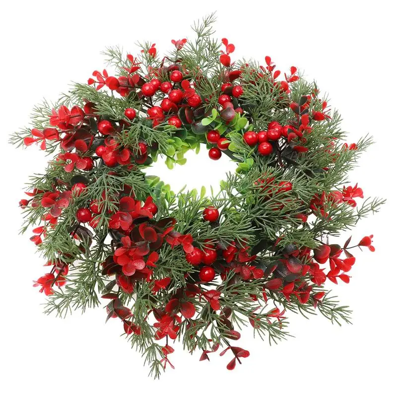 

1pcs Winter Berry Wreath Christmas Tree Wreath Christmas Artificial Wreath Artificial Christmas Wreaths Xmas Porch Wreath