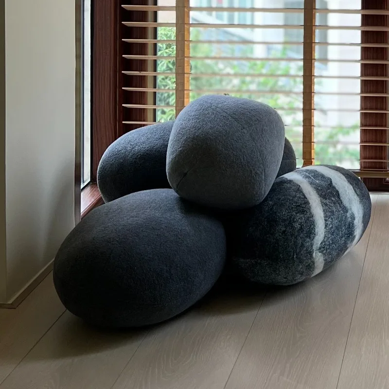 Stone Plush Cover Creative DIY Pebble Pillow Scene Game Props Minimalist Modern Cushion Cover
Stone Plush Cover Creative DIY Pebble Pillow Scene Game Props Minimalist Modern Cushion Cover